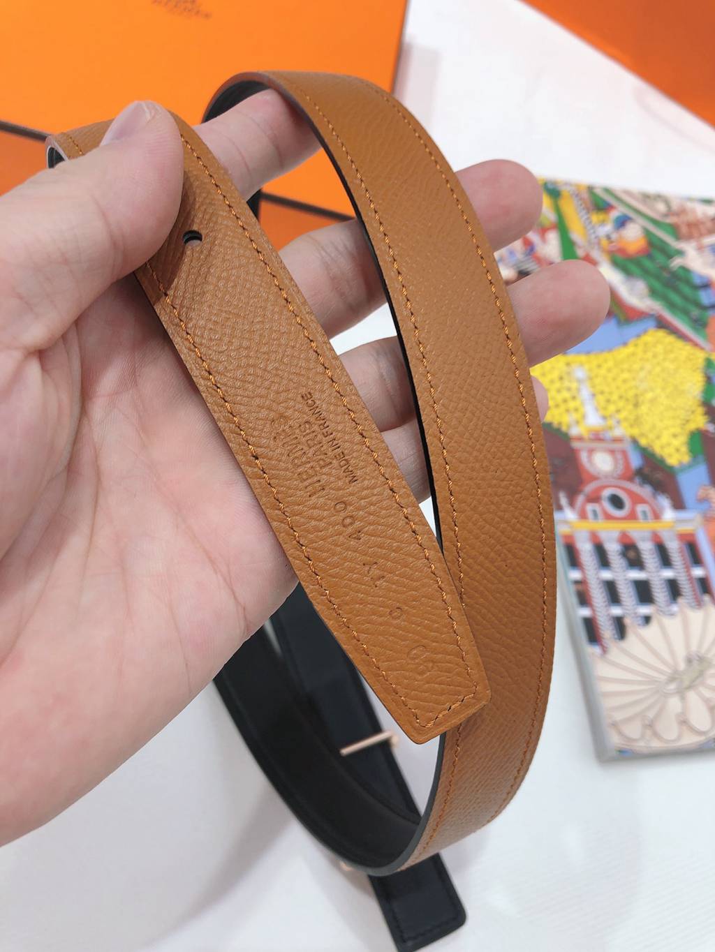 H**mes belts 24mm